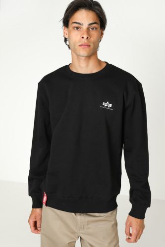 alpha industries, Alpha Industries Sweatshirt "Basic Sweater small Logo", Baumwollmischung, regular fit