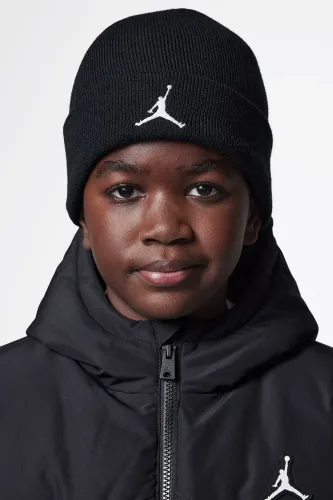 Jordan Set: Beanie und Touchscreen Handschuhe - Black Einheitsgroesse Kids
