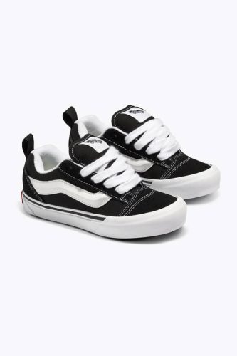 Vans Knu Skool Kids Sneaker - Black + True White EU30