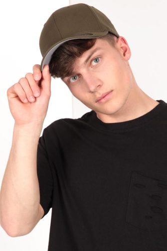 Yupoong Flexfit Cap - Olive Grün L/XL Herren