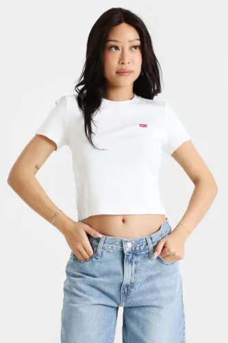 Levi's®, Levis T-Shirt "ESSENTIAL SPORTY TEE" Feinripp- Qualität