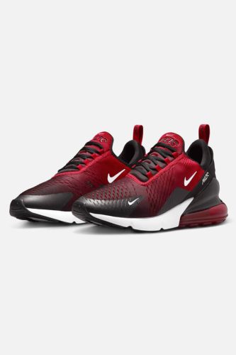 Nike Air Max 270 Sneaker - Gym Red + White + Black EU42 Herren