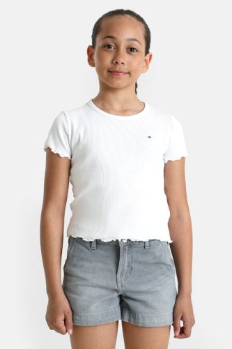 Tommy Hilfiger, Tommy Hilfiger - T-Shirt, kurzarm, 12A, Weiss