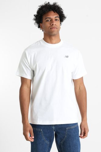 New Balance, New Balance T-Shirt "SPORT ESSENTIALS COTTON T-SHIRT" sportlicher Stil, mit Rundhalsausschnitt, ohne Verschluss, Kurzarm