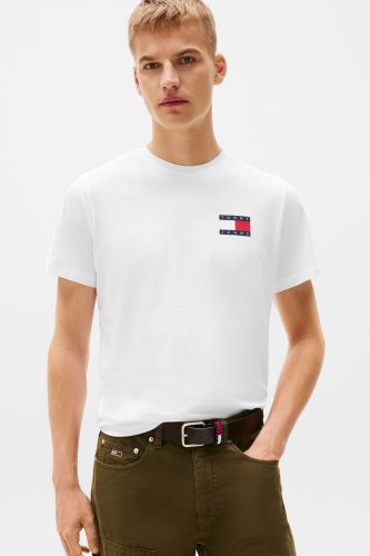 Tommy Jeans, Tommy Jeans - T-Shirt, für Herren, Weiss, Größe M