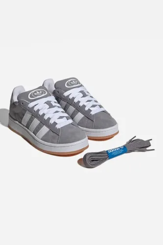 Adidas, adidas - Campus 00s Grey White (J), Campus 00s Chalk White Sneakers, 38, Grau