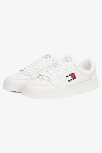 Tommy Jeans, Tommy Jeans Sneaker "TJM THE GREENWICH NEW ESS", Freizeitschuh, Halbschuh, Schnürschuh im Basekt-Style