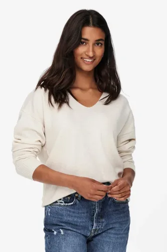 Only, Only - Pullover, für Damen, Sand, Größe XS