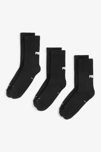 Puma, PUMA Socken "PUMA UNISEX CUSHIONED NEXT CREW 3P" 3 Paar, 3 Stk. tlg. mit Zonenpolsterung für zusätzlichen Komfort