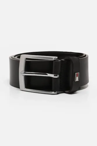Tommy Jeans, Tommy Jeans Ledergürtel - Black 95 Herren