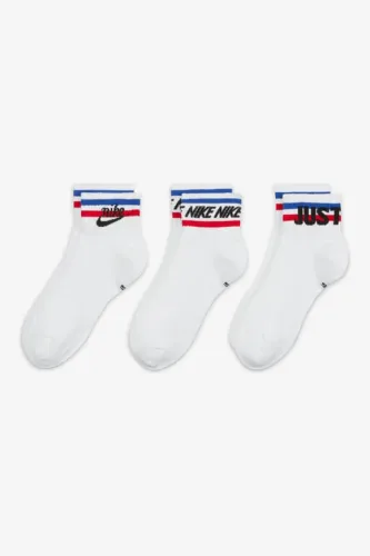 Nike, Nike Dreierpack Socken - Weiss EU38-42