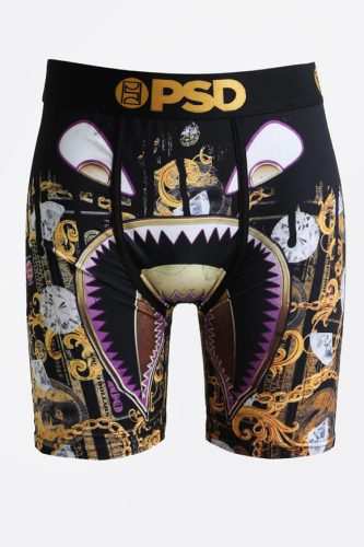 PSD Underwear Boxershorts - Black + Gold L Herren