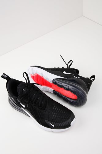 Nike Air Max 270 Sneaker - Black + White + Solar Red EU43 Herren