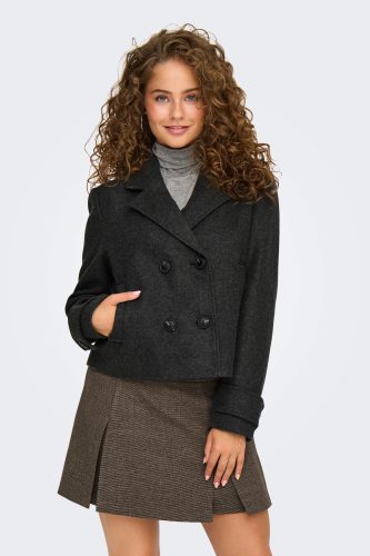 Only, Only - Mantel, für Damen, Dunkelgrau, Größe M