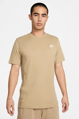 Nike Sportswear Club T-Shirt - Parachute Beige M Herren