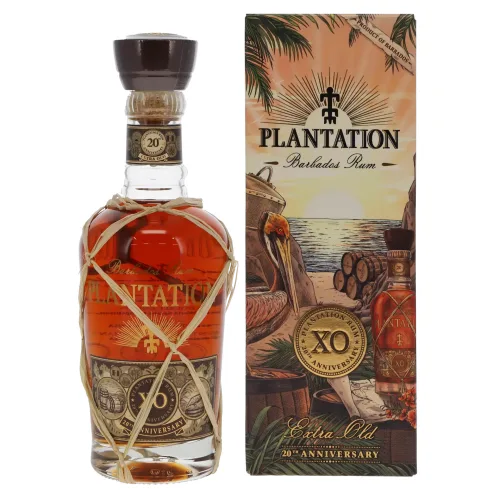 Plantation -  Rum XO 20th anniversary, 70 cl, Braun