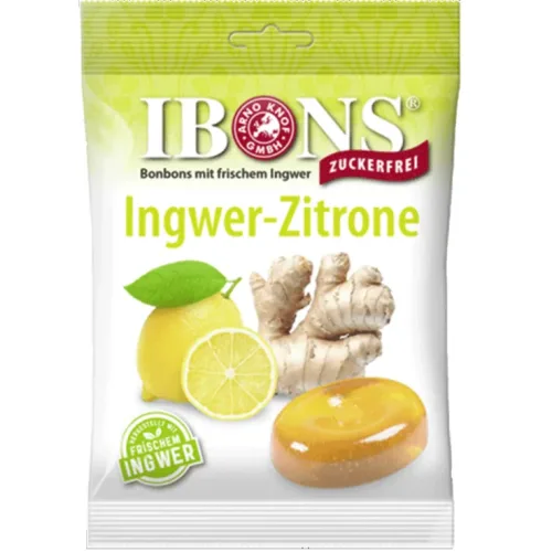 Ingwer-Zitrone zuckerfrei