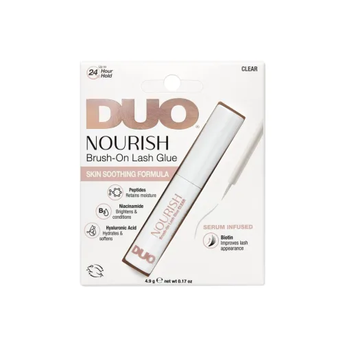 Ardell, Ardell Nourish Brush-On Lash Glue Clear Duo Box 4.9 g