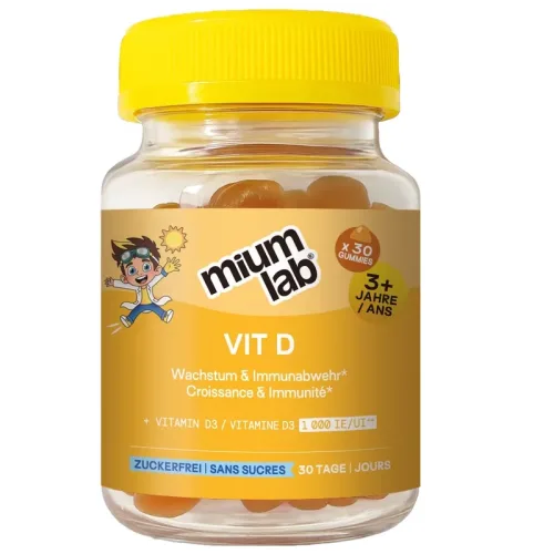 miumLAB Kids Gummies Vitamin D (30 Stk)