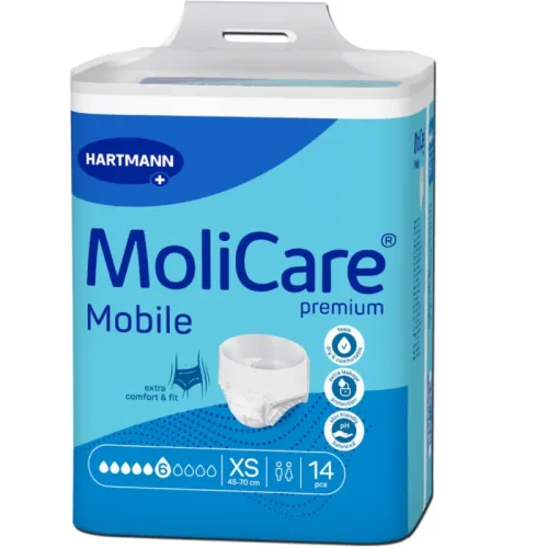 MoliCare Premium Inkontinenz-Pants, Taille 45-70cm, Stärke 6 (14 Stk)