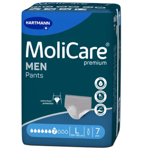 MoliCare Premium Men Inkontinenz-Pants, Taille 100-150cm, Stärke 7 (7 Stk)