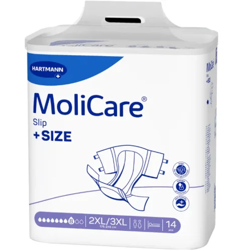 MoliCare Slip +SIZE, Taille 175-245cm, Stärke 8 (14 Stk)