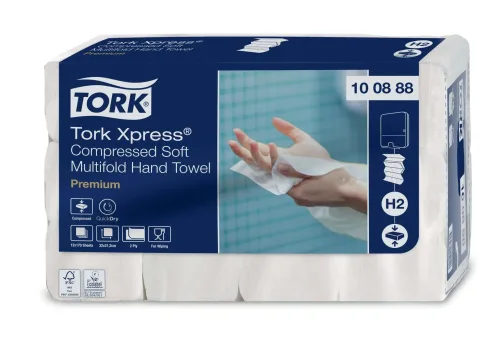 Tork, TORK 100888 Xpress Multifold Papierhandtücher Weiß 12 St.