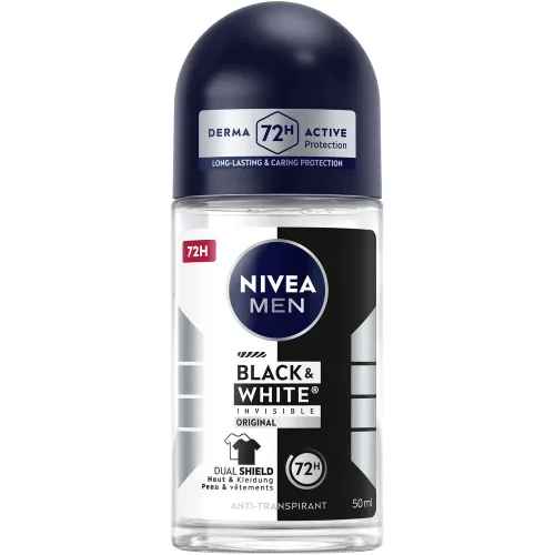 Nivea, Nivea MEN Deo Invisible Black & White Original Roll-on 50 ml