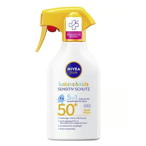 NIVEA SUN - Babies & Kids Sensitve Protect Trigger LSF 50+, 250 ml