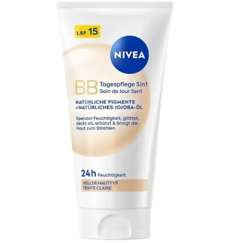 Nivea, Nivea - 5in1 Tagesplfege BB Hell LSF15, 50 ml