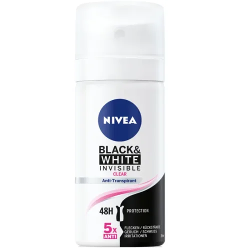 Nivea Black & White Invisible Clear Deospray (35ml)