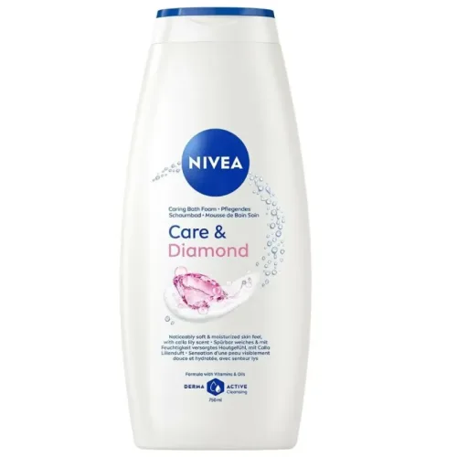 Nivea - Bath Care Pflegebad Care & Diamond, 750 ml