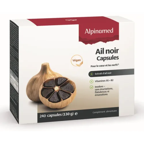 Alpinamed Schwarzer Knoblauch Kapseln (240 Stk)