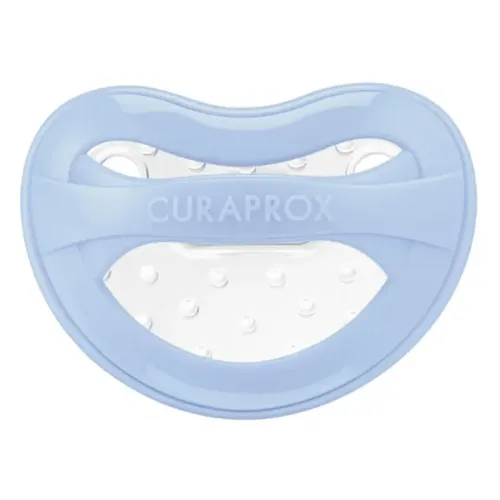 Curaprox Nuggi, Grösse 1, blau, ab 2.5 Jahre (1 Stk)