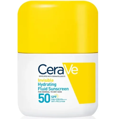 CeraVe - Invisible Feuchtigkeitsspendendes Sonnenschutz Fluid LSF 50, 50 ml