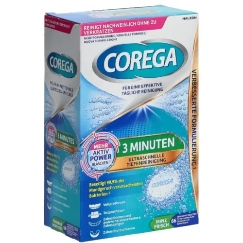 Corega 3 Minuten Rundumschutz Tabs (66 Stk)