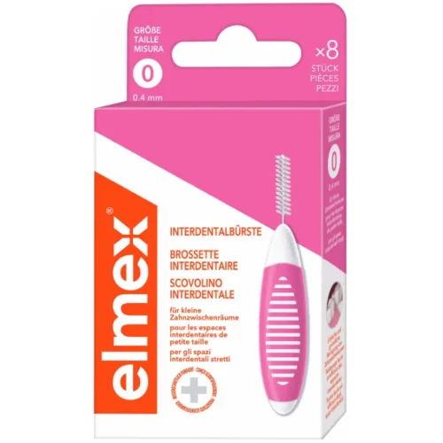 Elmex Interdentalbürsten pink, 0.4mm (8 Stk)