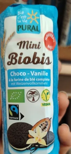 Pur Aliment SARL, Pural Biobis Doppelkeks Schoko-Vanille