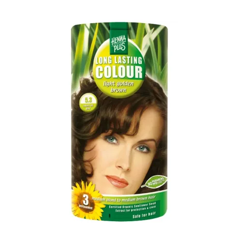 HENNA PLUS Long Lasting Colour 5.3 Helles Goldbraun (1 Stk)