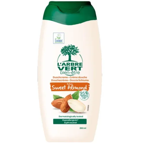L'ARBRE VERT, L'ARBRE VERT Ökologisches Duschgel Süsse Mandel (260ml)
