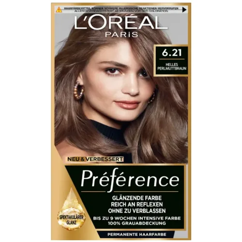 L'Oréal Paris, L'Oréal Paris - Permanent Coloration, 1 Stück, . Helles Perlmuttbraun/Châtain clair perlé