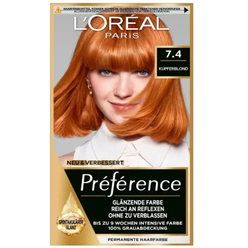L'Oréal Paris, L'Oréal Paris - Permanent Coloration, 1 Stück, . Kupferblond/Blond cuivré