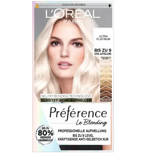 L'Oréal Paris, L'Oréal Paris - Le Blonding Aufheller, 1 Stück, L Ultra Platinum/Platine absolu
