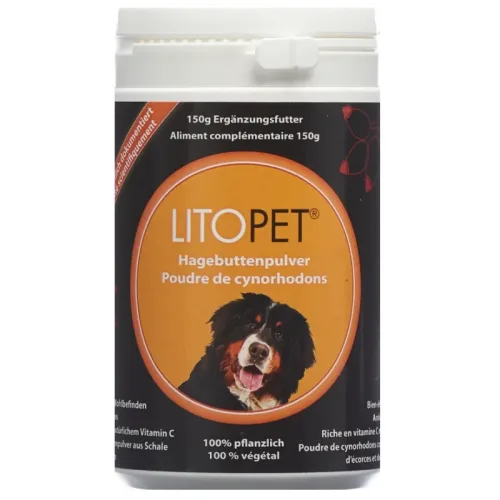 LitoPet Hagebuttenpulver für Hunde (150g)