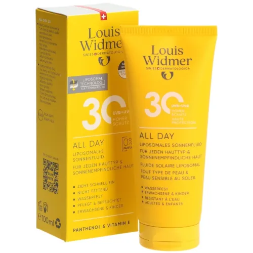 Louis Widmer All Day Sonnencreme LSF 30 unparfümiert (100ml)