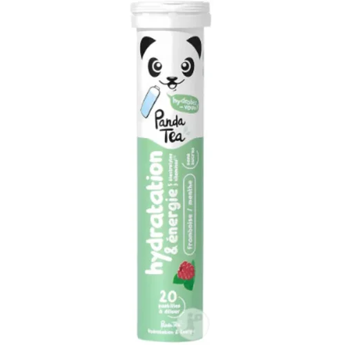 Panda Tea Hydratation Brausetabletten Himbeere und Minze (20 Stk)
