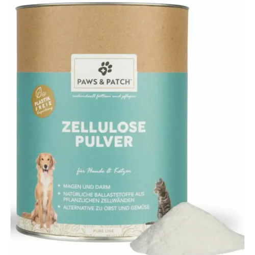 Paws & Patch Zellulose Pulver für Hunde und Katzen (150g)