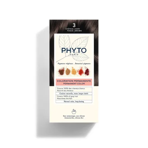 PHYTO Paris, Phytocolor 3 dunkelbraun