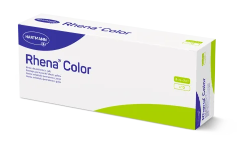 Rhena, Rhena Color Elastische Binden 6cmx5m gelb 10 Stk