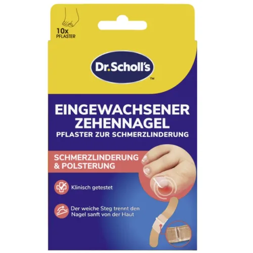 Scholl, Scholl - Dr s Zehennagel Pflaster, 10 Stück